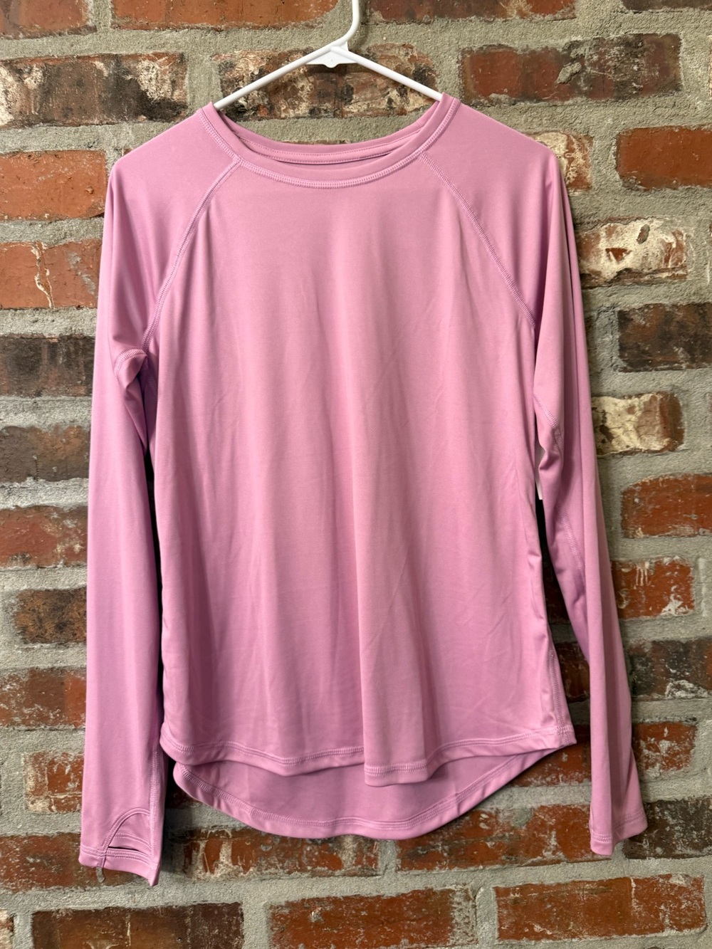 T246 -tek gear Lilac Long Sleeve Performance Top